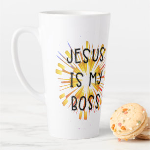 Tasse Latte Cute Personalized , quant à lui, c'est JESUS IS M
