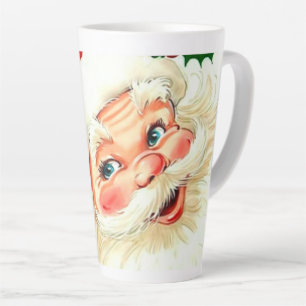 Tasse Latte Cute rire vintage père Noël