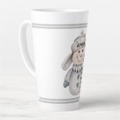 Tasse Latte Cute Snowman (Angle gauche)