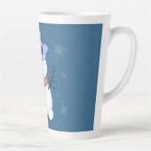 Tasse Latte Cute Snowman (Droite)