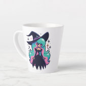 Tasse Latte Cute Witch (Angle gauche)