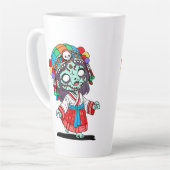 Tasse Latte Cute Zombie coréen (Angle gauche)
