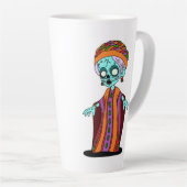 Tasse Latte Cute Zombie malien (Angle droit)