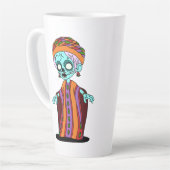 Tasse Latte Cute Zombie malien (Angle gauche)