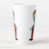 Tasse Latte Cute Zombie malien (Devant)