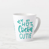 Tasse Latte Cutie de cacao chaud (Angle droit)