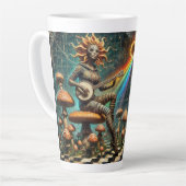 Tasse Latte cyberpunk plouc humoristique (Angle gauche)
