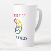 Tasse Latte Cyclisme Vintage rustique (Angle droit)