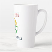 Tasse Latte Cyclisme Vintage rustique (Droite)