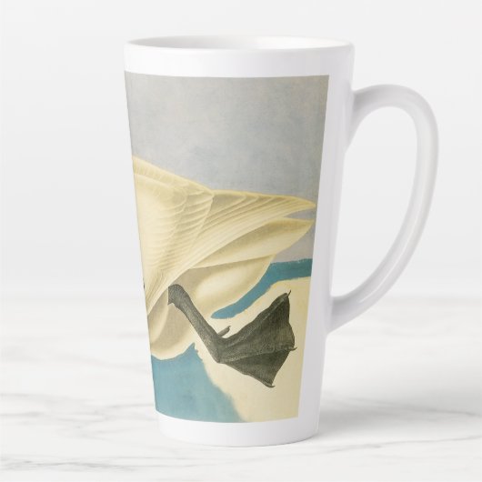 Tasse Latte Cygne trompette par John James Audubon, Oiseau Vin (Droite)