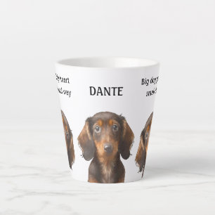 Tasse Latte Dachshund Art Citations amusantes Saucisse Chien C