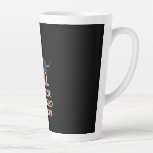 Tasse Latte Dachshund obsessionnel (Droite)