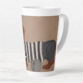 Tasse Latte Dachshund Treat Thief Jailbird (Angle droit)