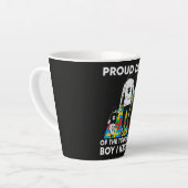 Tasse Latte Dad Puzzle Autism Awareness Gift for Birthday (Angle gauche)