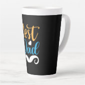 Tasse Latte Daddy Gift Best Papa (Angle droit)