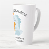 Tasse Latte Daddysaurus Comme Un Papa Normal, Mais Plus Étonna (Angle droit)