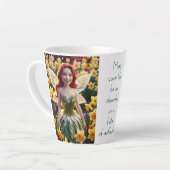 Tasse Latte Daffodil Fairy (Angle gauche)