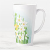 Tasse Latte Daffodiques de printemps (Droite)