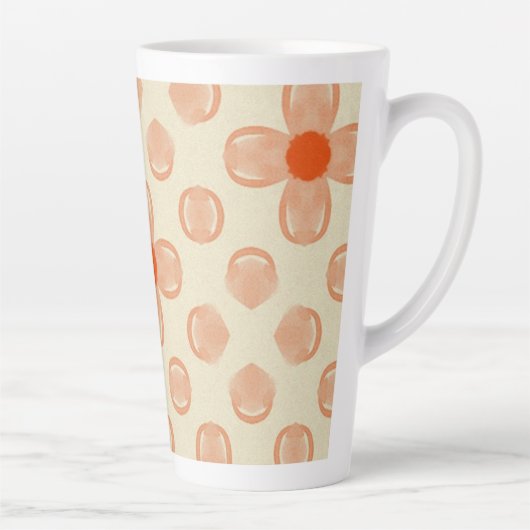 Tasse Latte Dainty Dot Florals (Droite)