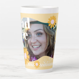 Tasse Latte Daisy Graduate Photo Beige