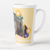 Tasse Latte Daisy Graduate Photo Beige (Droite)