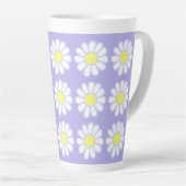 Tasse Latte Daisy Simple Purple (Angle droit)