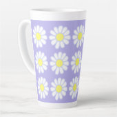 Tasse Latte Daisy Simple Purple (Angle gauche)