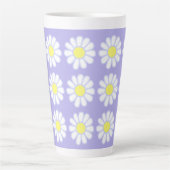 Tasse Latte Daisy Simple Purple (Devant)