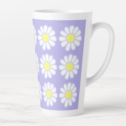 Tasse Latte Daisy Simple Purple (Droite)