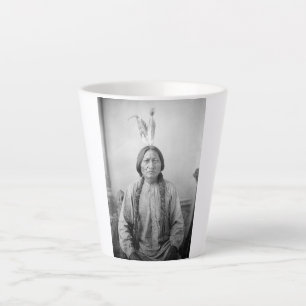 Tasse Latte Dakota Leader assis Bull Amérindien