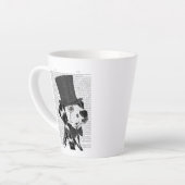 Tasse Latte Dalmatien, Hound officiel et Casquette (Angle gauche)