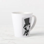 Tasse Latte Dalmatien, Hound officiel et Casquette (Angle droit)