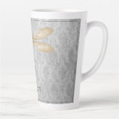 Tasse Latte Damas de libellule d'or (Droite)