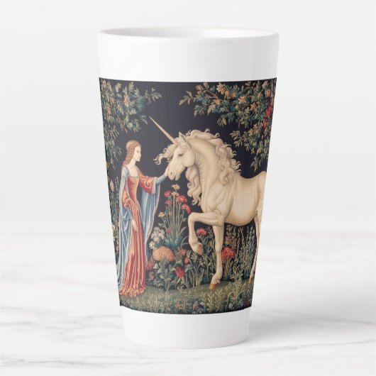 Tasse Latte Dame à la Licorne (Devant)