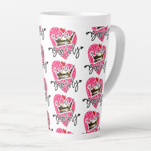Tasse Latte Dame patronnesse (Angle droit)