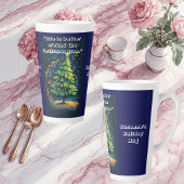 Tasse Latte Dancing Christmas Tree Musical Notes Christmas Fun