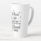 Tasse Latte Dandelion inspirant (Angle droit)