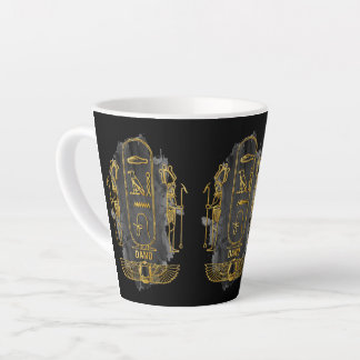 Tasse Latte Dano votre nom dans le vieux symbole hiéroglyphiqu