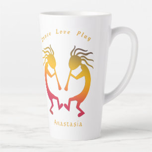 Tasse Latte Danse Amour Jouer Profitez de la vie