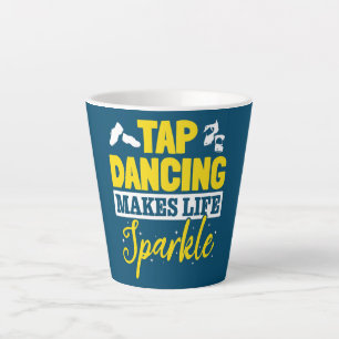 Tasse Latte Danse de claquettes Danse de claquettes La danse d