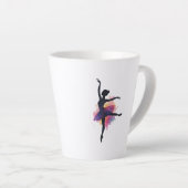 Tasse Latte Danse de l'âme – Ballet de rêve (Angle droit)