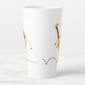 Tasse Latte DANSER AUTOUR DE MAUVAIS GIRAFFE "STUFF" par Jeff  (Devant)
