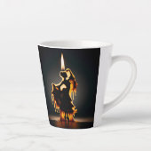 Tasse Latte Danseuse de flamenco (Droite)