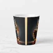 Tasse Latte Danseuse de flamenco (Devant)