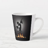 Tasse Latte Danseuse de flamenco (Droite)