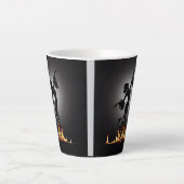 Tasse Latte Danseuse de flamenco (Devant)