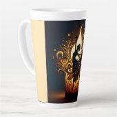 Tasse Latte Danseuse de flamenco (Angle gauche)