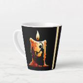 Tasse Latte Danseuse de flamenco (Angle gauche)