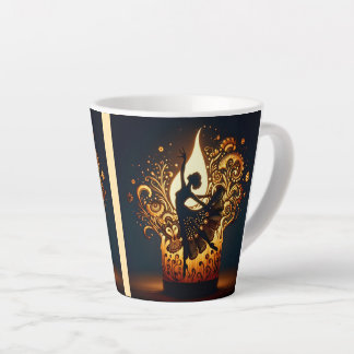 Tasse Latte Danseuse de flamenco