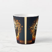Tasse Latte Danseuse de flamenco (Devant)